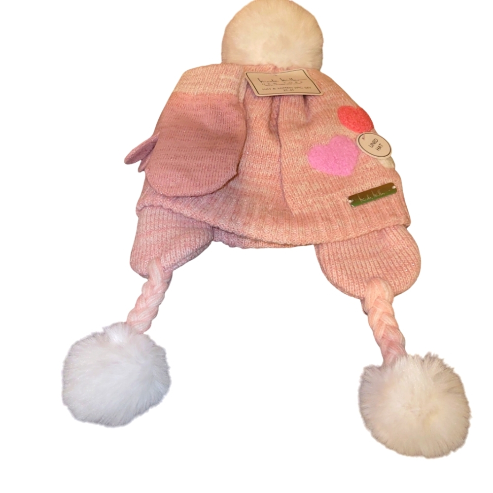 Nicole Miller 2-4T hat /gloves set